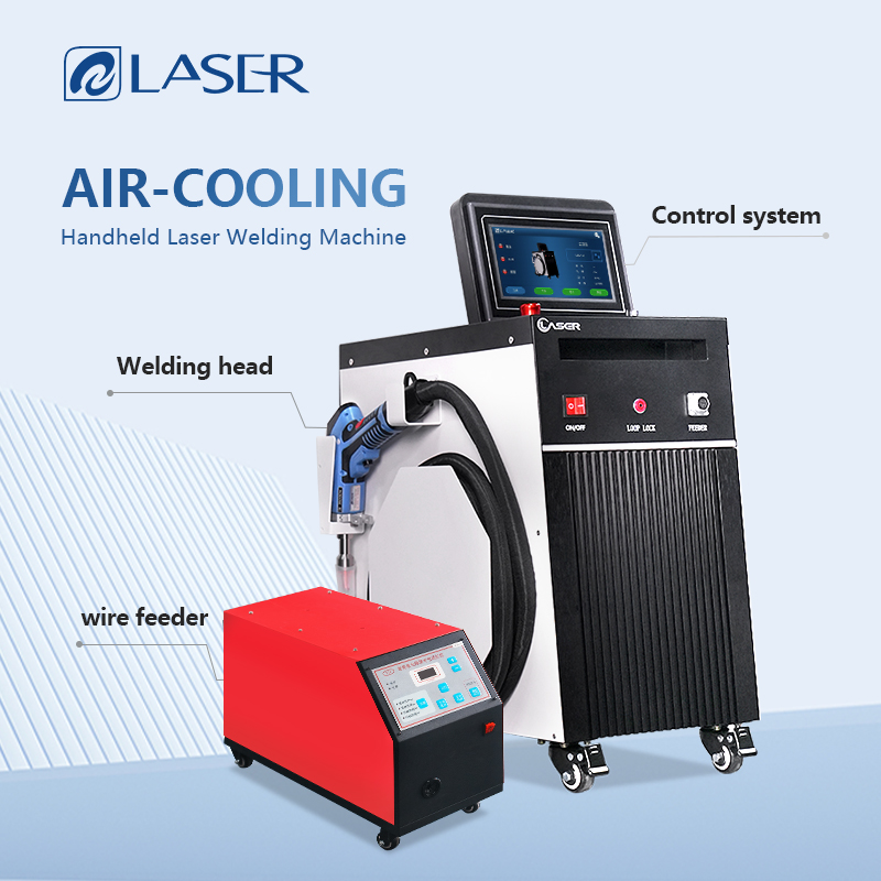 Industrial Laser Welding Gun - Piccola saldatrice laser industriale in alluminio
