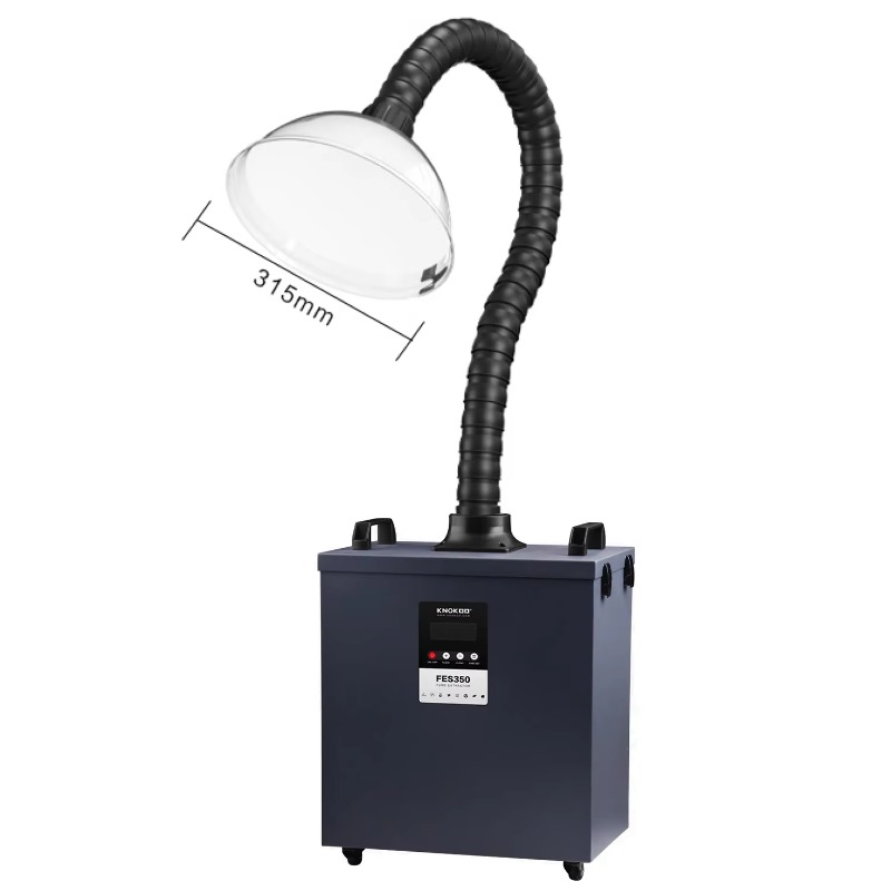 Industrial Print & Laser Inc - KNOKOO 350W Estrattore di Fumi Industriale,