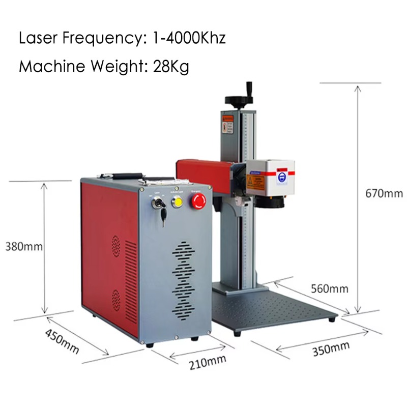 Marcatore Laser a Fibra Portat - Industrial Laser Engraver For Metal recensione e prezzo