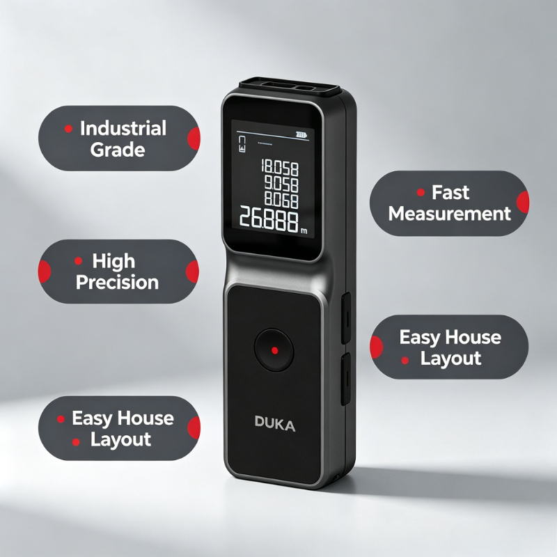 Telemetro Laser DUKA LSA, Disp - Industrial Laser Measuring Device recensione e prezzo