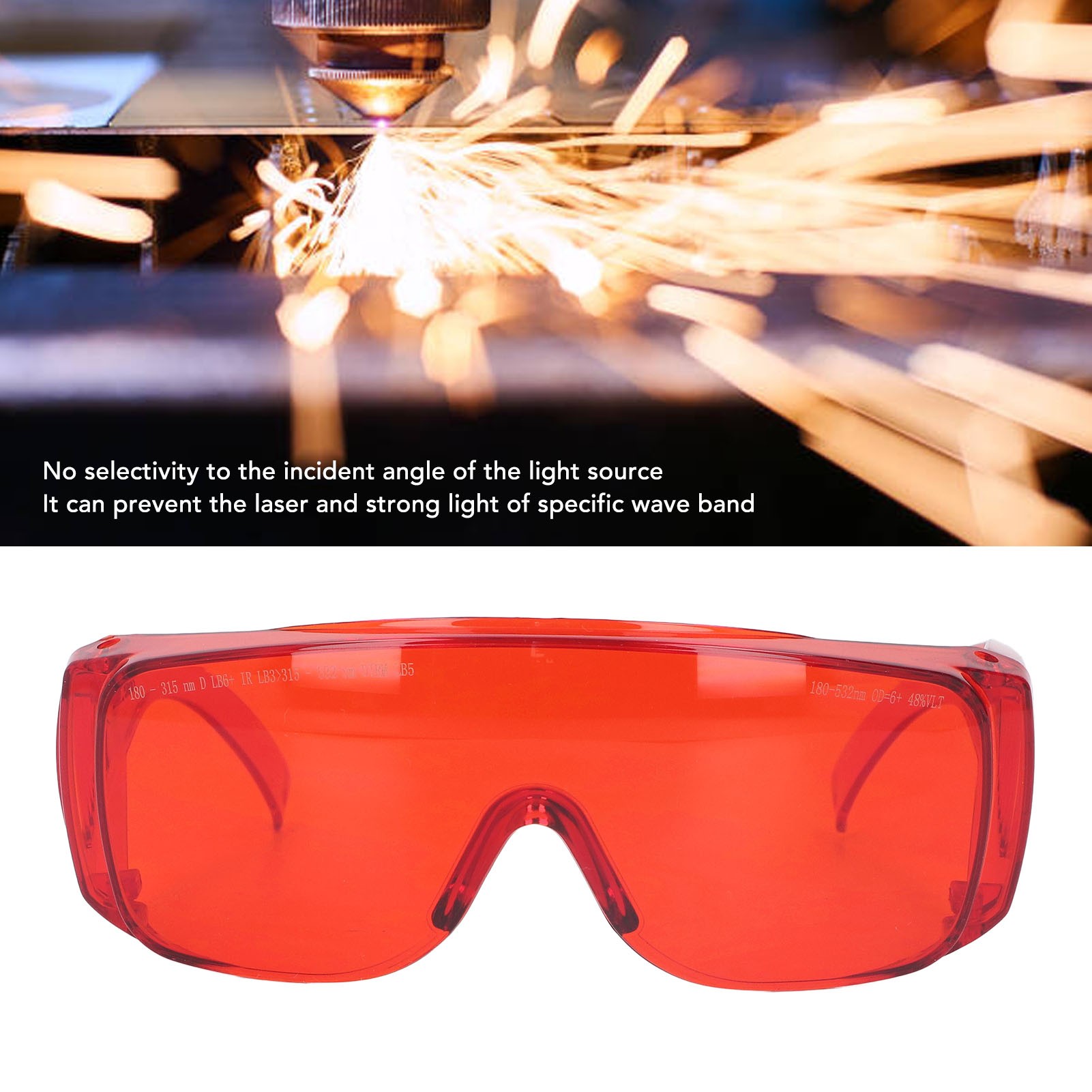 Occhiali laser rossi da 180 a  - Industrial Laser Glasses recensione e prezzo