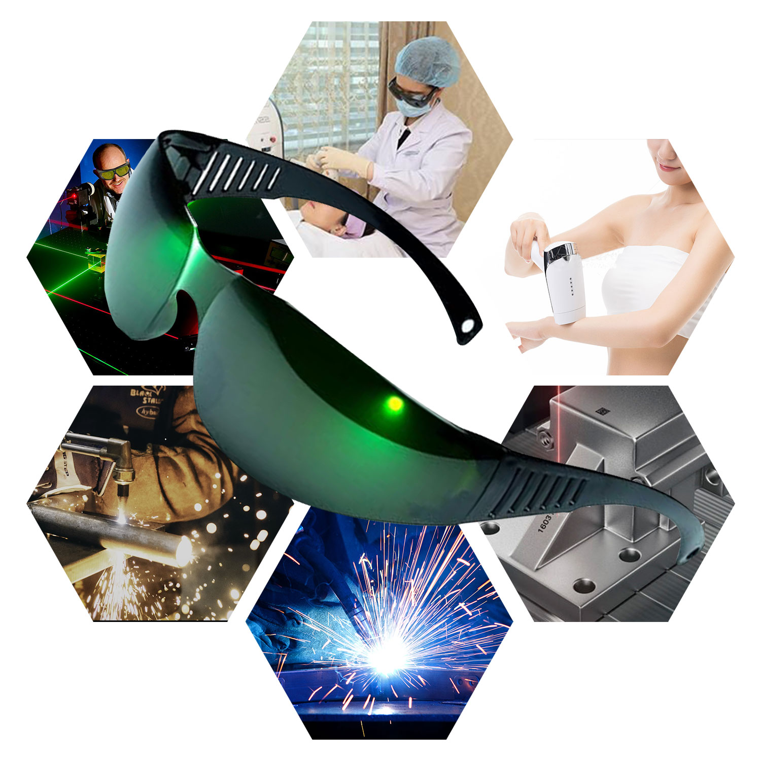 Occhiali di piombo Occhiali pe - Industrial Laser Glasses recensione e prezzo