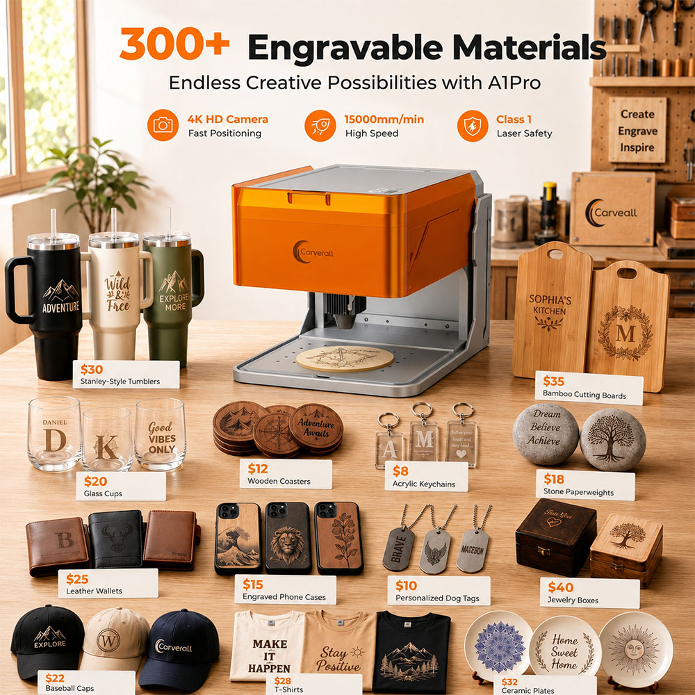 Carverall A1PRO Incisore Laser - Industrial Laser Engraver For Metal recensione e prezzo